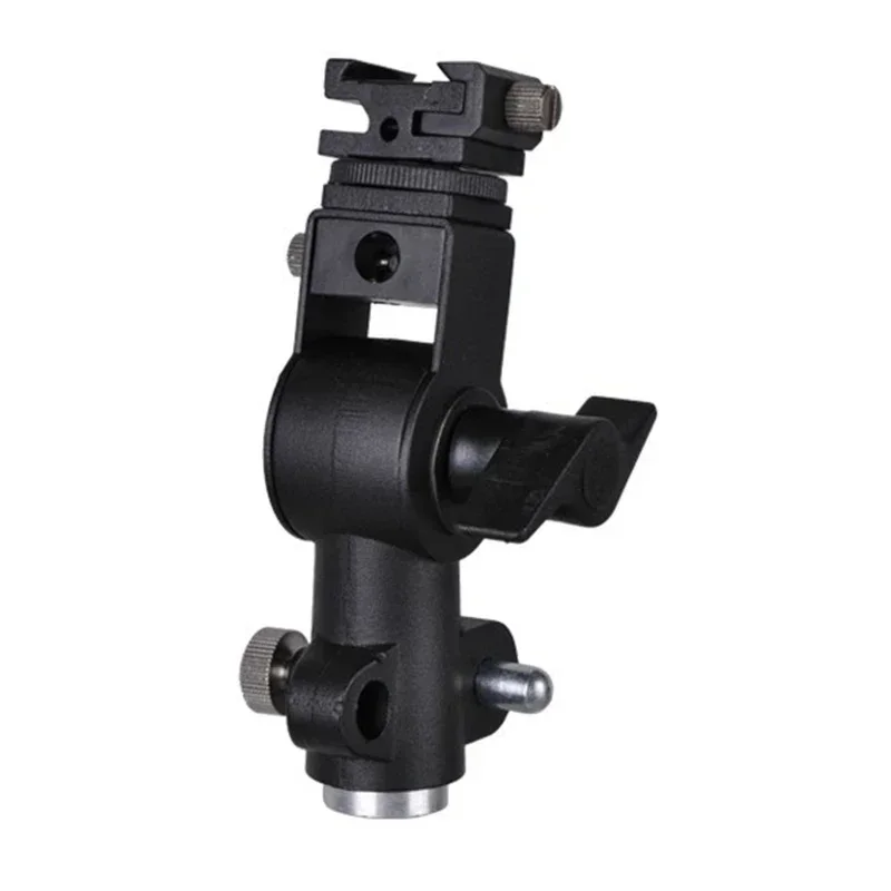 Type D Flash Hot Shoe Umbrella Holder Mount Bracket 1/4 "to 3/8" Screw Adapter for Camera Flash LED light Light stand
