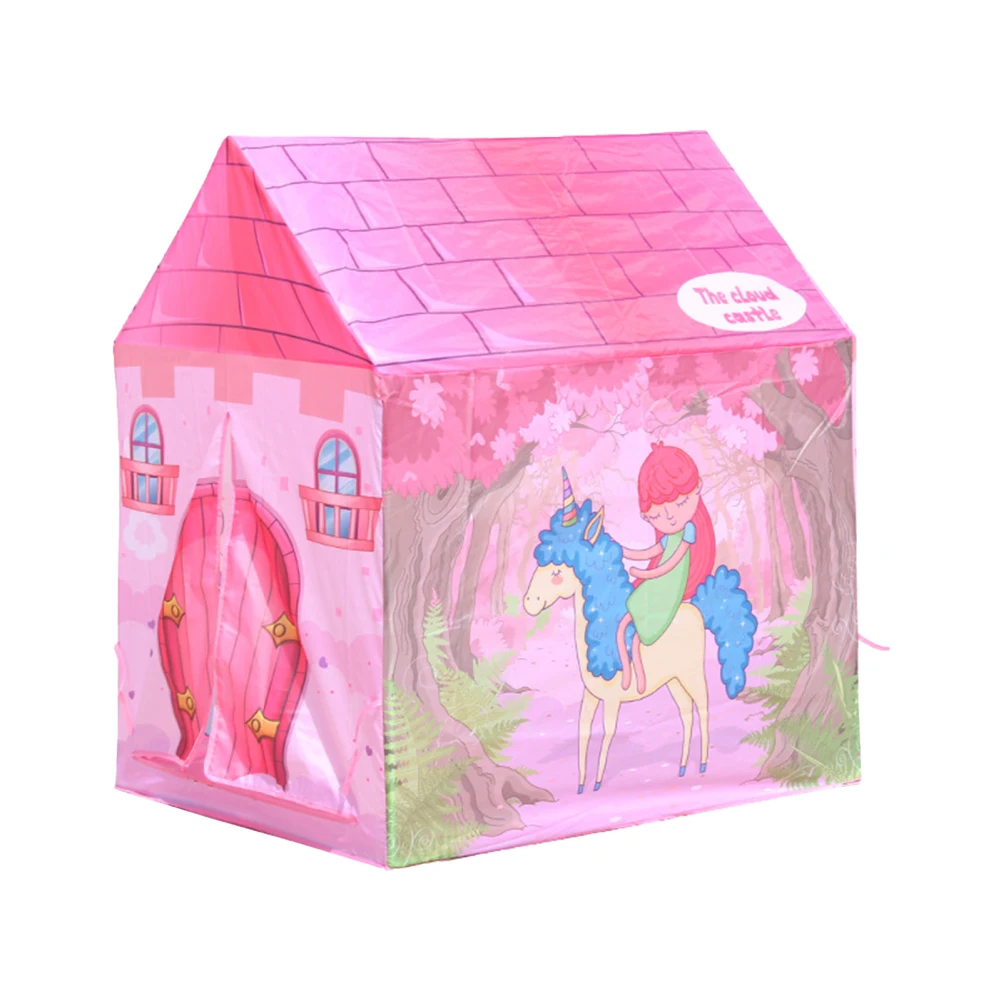

Kids Play Tent Cartoon Printing Indoor Outdoor Adventure Playhouse Birthday Christmas Gifts For Boys Girls