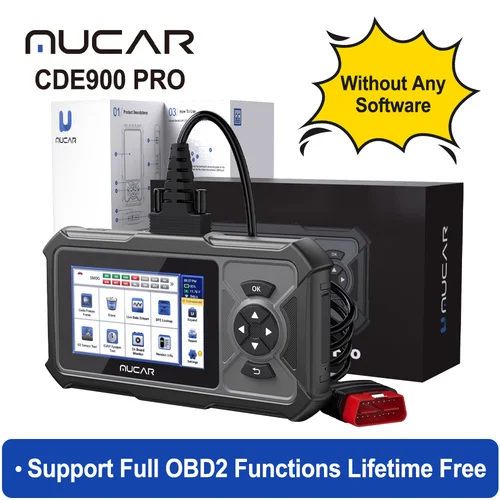 MUCAR CDE900/CDE900 Pro OBD2 스캐너 2+32G 자동 자동차 진단 도구 자동차 OBD 스캐너 도구 코드 리더 5 "터치 스크린 무료 업데이트 7