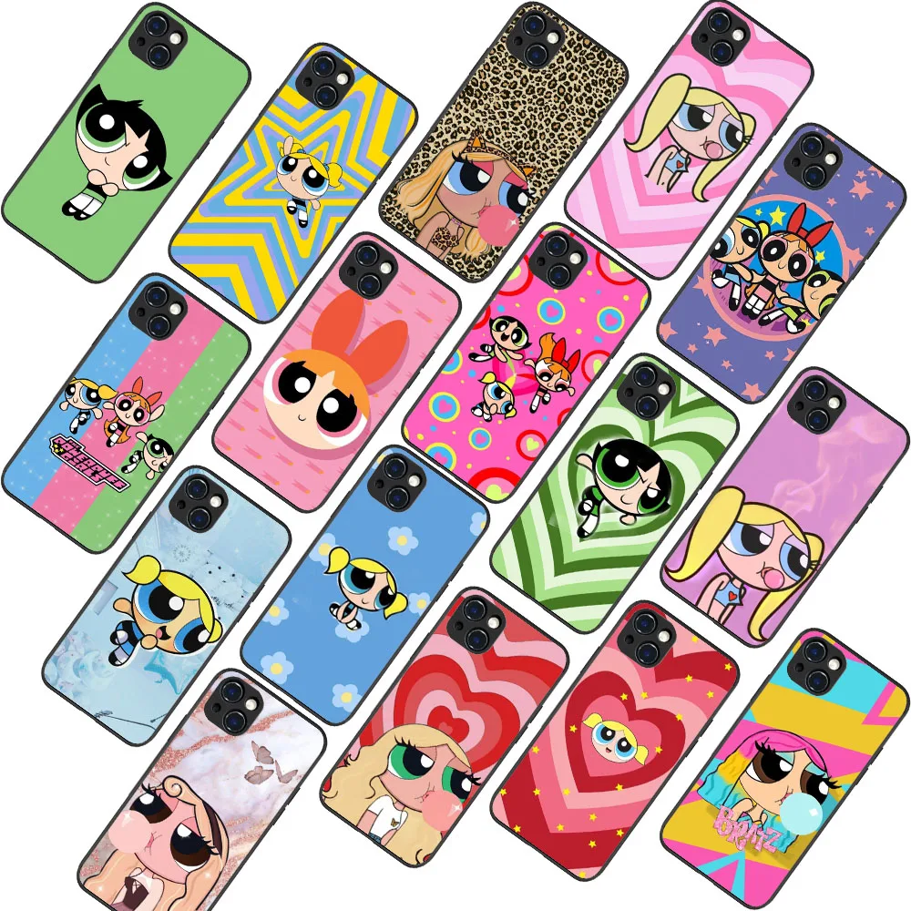 Ak-55 Custodia In Silicone Per Ragazze Powerpuff Per Xiaomi Redmi Note 11T A2 10 11 11S 10C Lite Pro Max