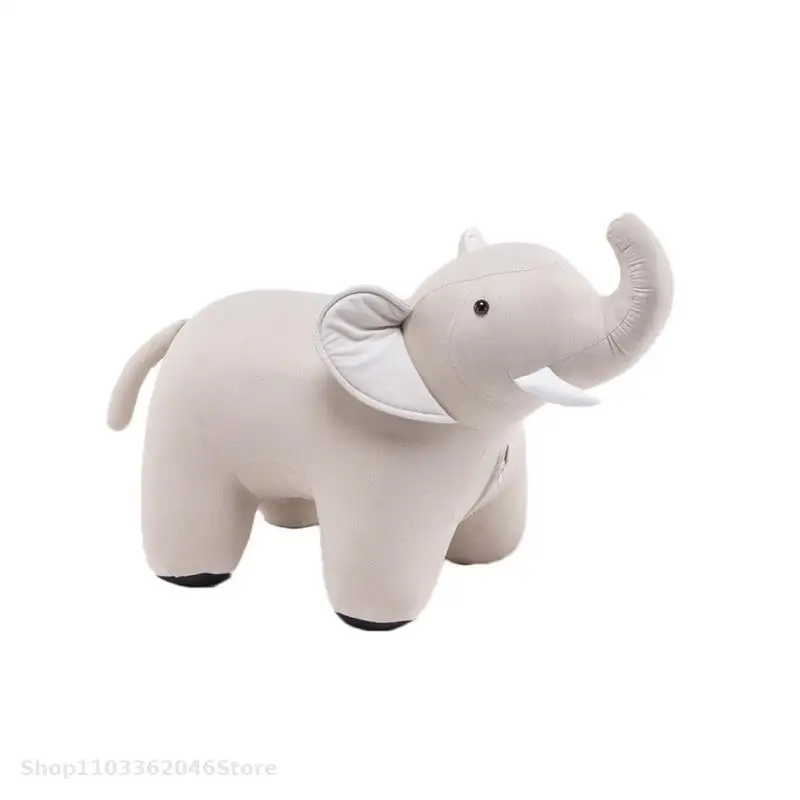 Super Home Creative Pig Sitting Stool Animal Stool Living Room Decorative Entrance Shoe Changing Sofa Footstool