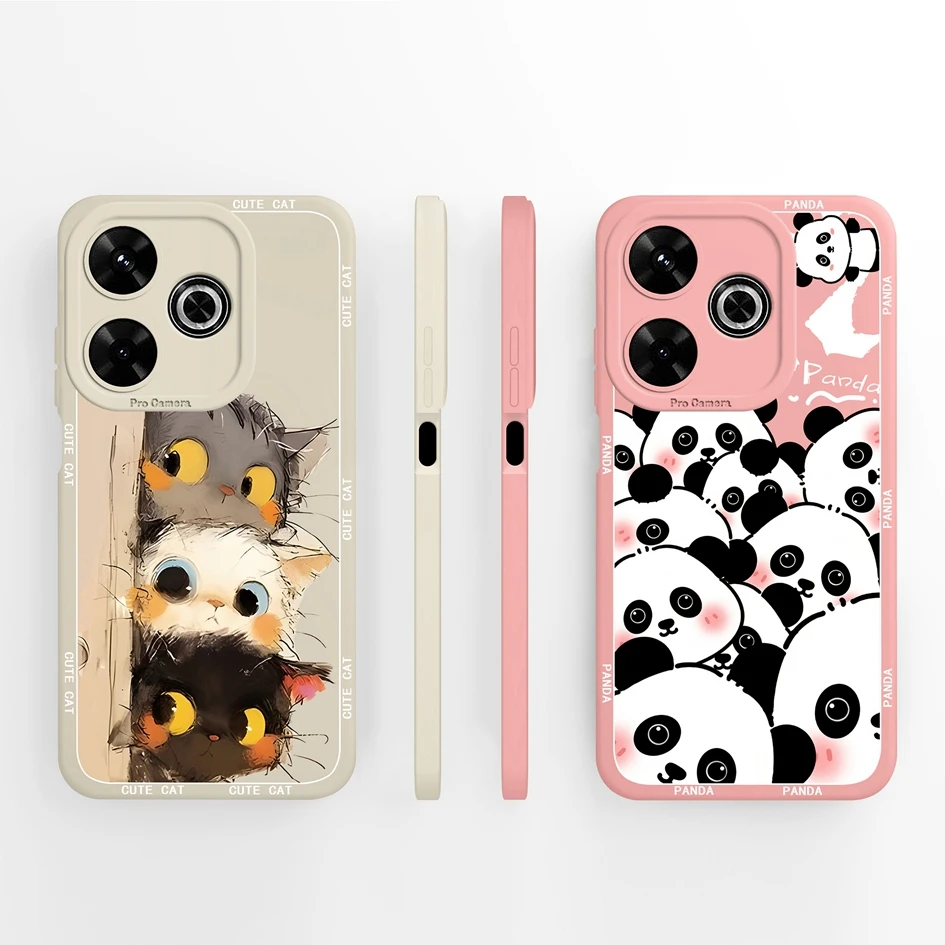Aesthetic Durable Shockproof Silicone Phone Case with Pretty Flower Design