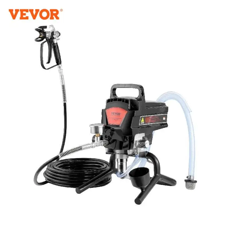 

VEVOR 750W 950W Airless Paint Sprayer 3000PSI High Efficiency Electric Airless Sprayer Handheld Paint Sprayers for Home Interior