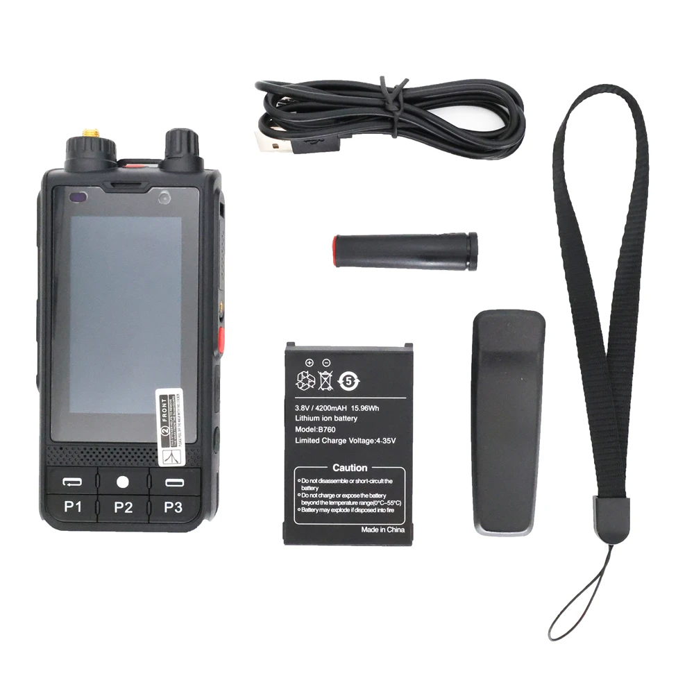 W6 + 워키토키 4G 네트워크 라디오, 안드로이드 10, LTE, WCDMA, GSM, POC 라디오, WIFI, 실제 PTT 젤로 작동, 신제품