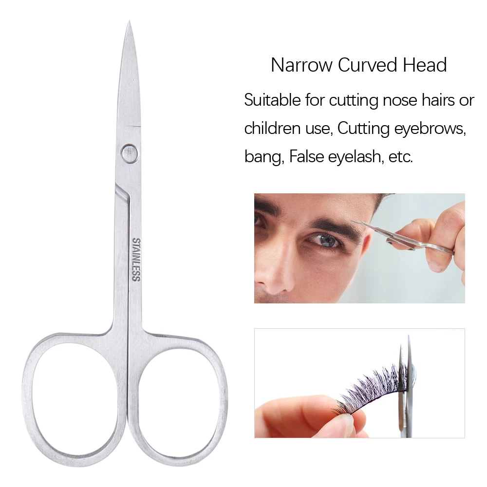 4/6Pcs Eyebrow Hair Removal Tweezers Set Stainless Steel Eyelash Clip Tweezer Point Slant Flat Eyebrow Forceps Tip Makeup Tools eyebrow tweezers