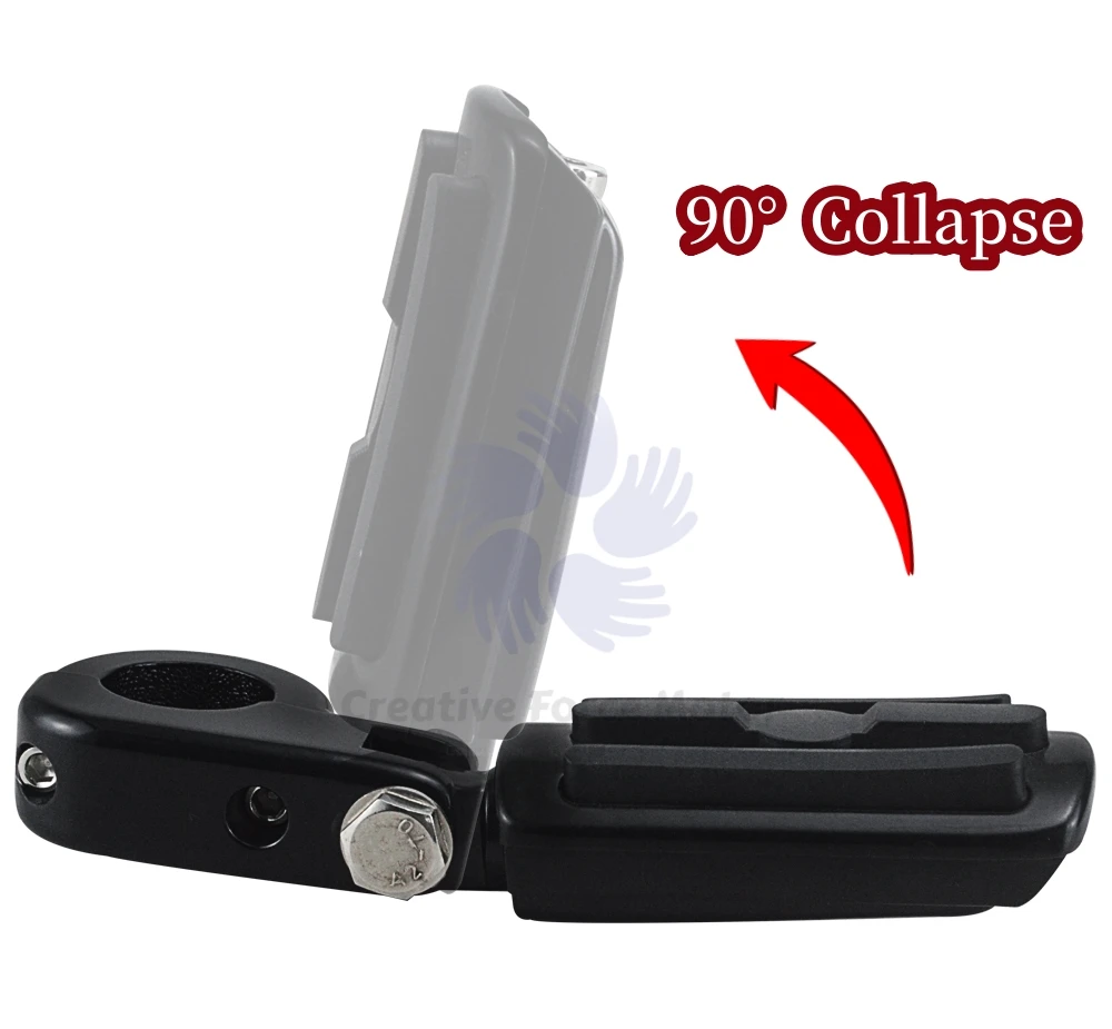 Motorcycle Footrests Highway Foot Pegs Mount Engine Guards For Harley Honda Kawasaki Davidson