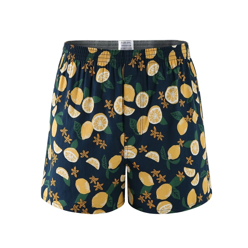 3PCS Fashion Underpants Men Boxers Shorts Cotton Panties Seamless Underwear Print Comfort Briefs Casual Loose Panties Male Boxer
