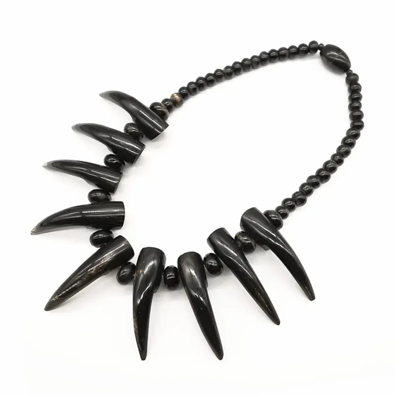 Sheep Horn Multi Statements Big Pedant Necklace Tibet Ethnic