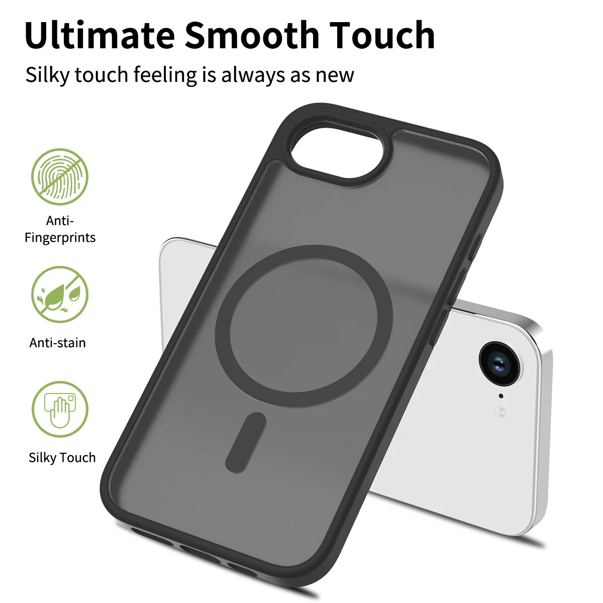 Universal Matte MagSafe-Compatible Phone Case
