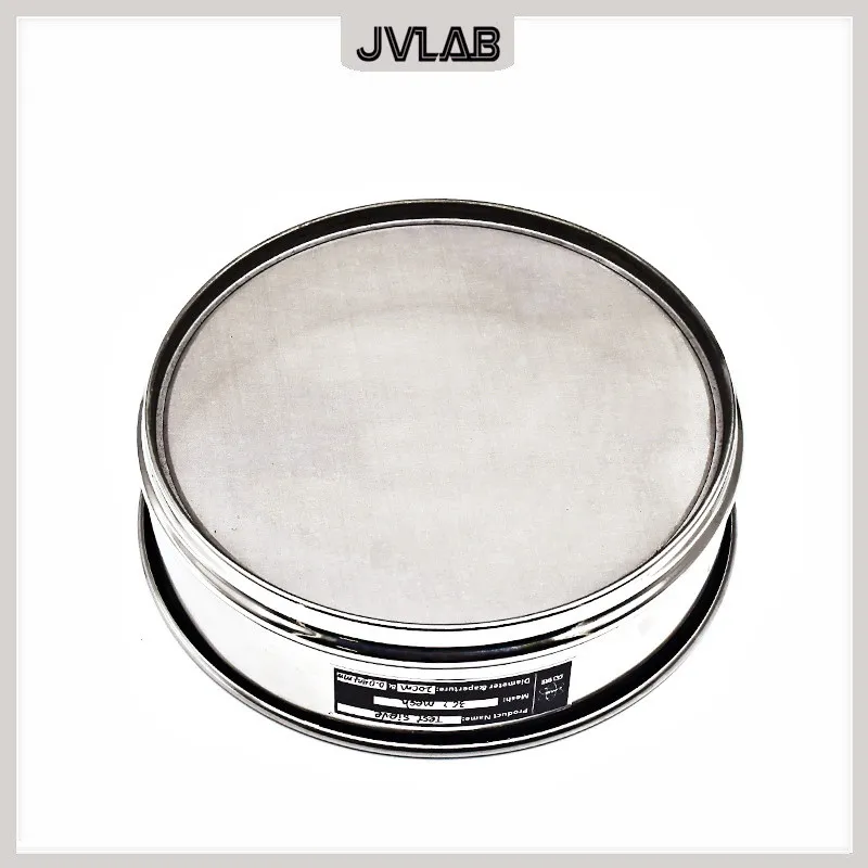 Analysis Sieve Lab Test Sieve Sampling Inspection Pharmacopeia Standard All Stainless Steel Diam.20cm 700 Mesh / 0.02mm