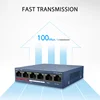 Hikvision POE Switch DS-3E0106P-E (4POE+2CH) 100Mbps Fast Ethernet Unmanaged RJ45 Port DC 48V for Security POE IP Camera NVR  6
