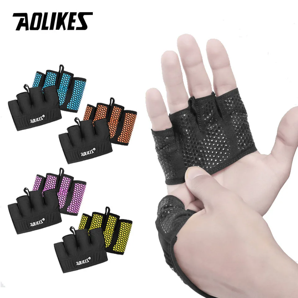 Weightlifting Gloves Gym Half Finger Gloves Men Women