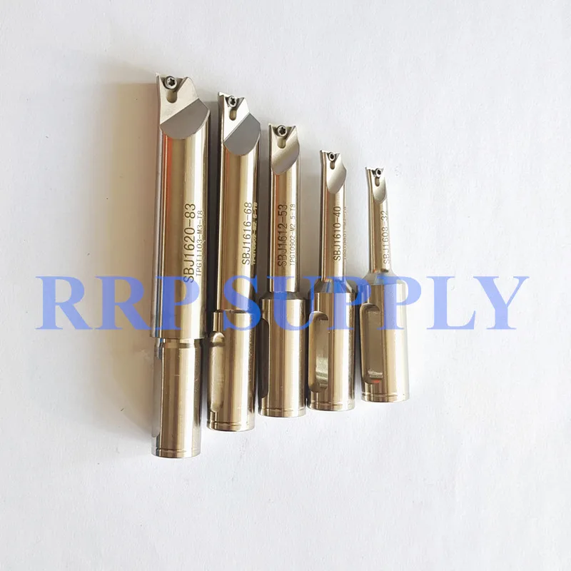 5pc SBJ16 boring bar set, use with NBJ16 boring head, can fit with replaceable inserts, to cutting and holes, 16mm