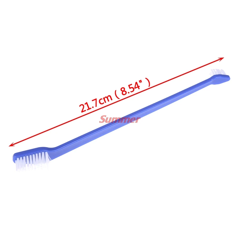Title 12, New 1Pc Dog Dual-end Toothbrush Pet Oral Dental...