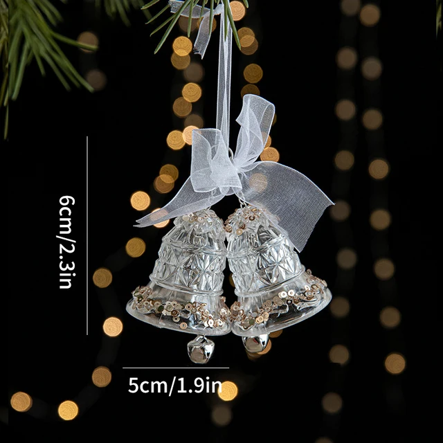 32 Decorazioni Natalizie Acriliche - Fiocchi Di Neve E Ghiaccioli Per Albero - Foto 4