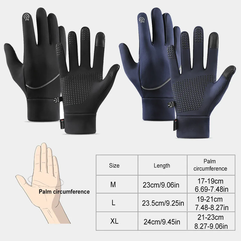 GTUBIKE Lightweight Running Gloves,Touch Screen Anti-Slip Warm Gloves Liners for Cycling Biking Sporting Driving for Men Women