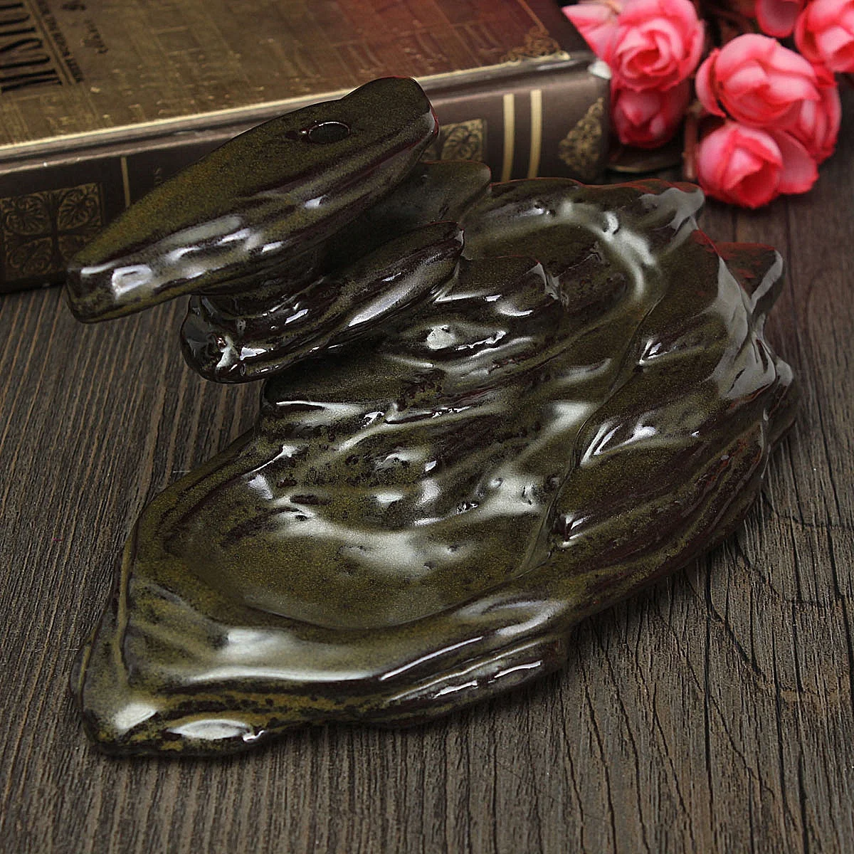 السيراميك الفن ارتجاعي مبخرة مبخرة حامل البخور فرن...