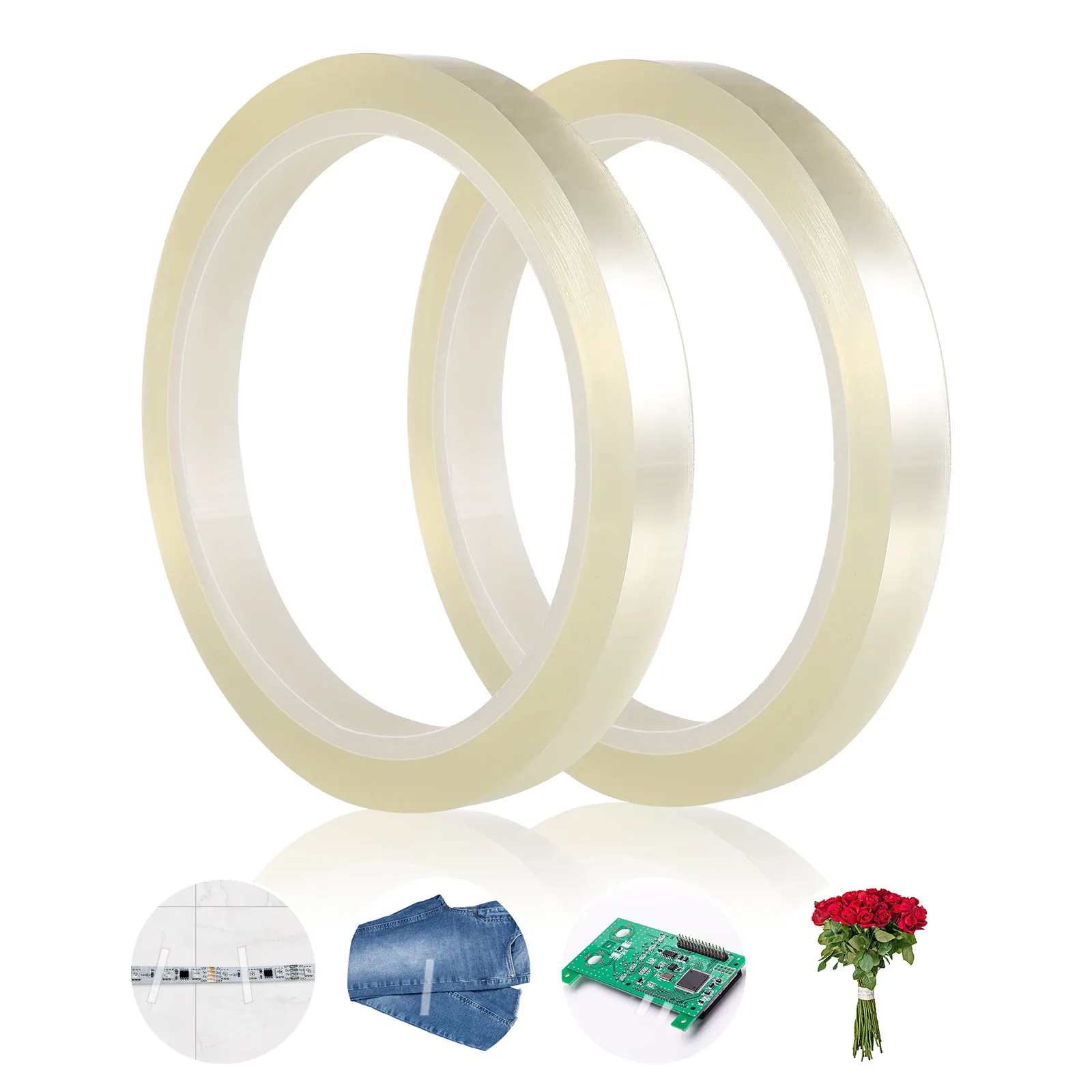 

2Pcs Insulation Tapes Warning Line Adhesive Marking Tape Electronics