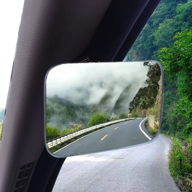 2 PCS Auto HD Hilfs Rück Blinden Fleck Spiegel Einstellbar 360 ° Weitwinkel  Auto Sicherheit Runde Konvexen Spiegel Fahrzeug zubehör - AliExpress
