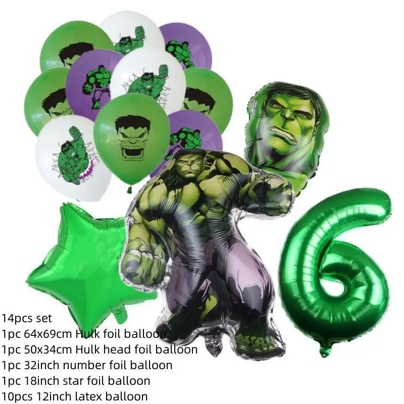 

Superhero Hulk Theme Party Decoration Balloons Sets Birthday Party Decorations Super Hero Baby Shower Supplies Kids Toys Globos