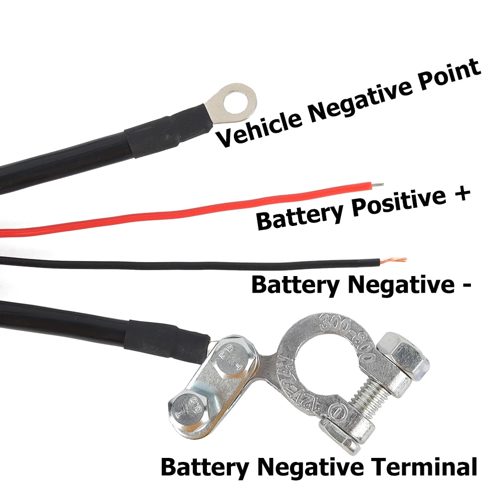 Car Battery Disconnect Isolator Cut-Off Switch Relay W/ Wireless Remote Control 1 Pcs Car switch/2 Pcs remote control