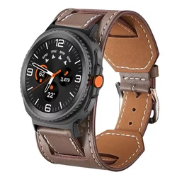 Premium Leather Band - Comfortable Bracelet for Smartwatches (Taupe)