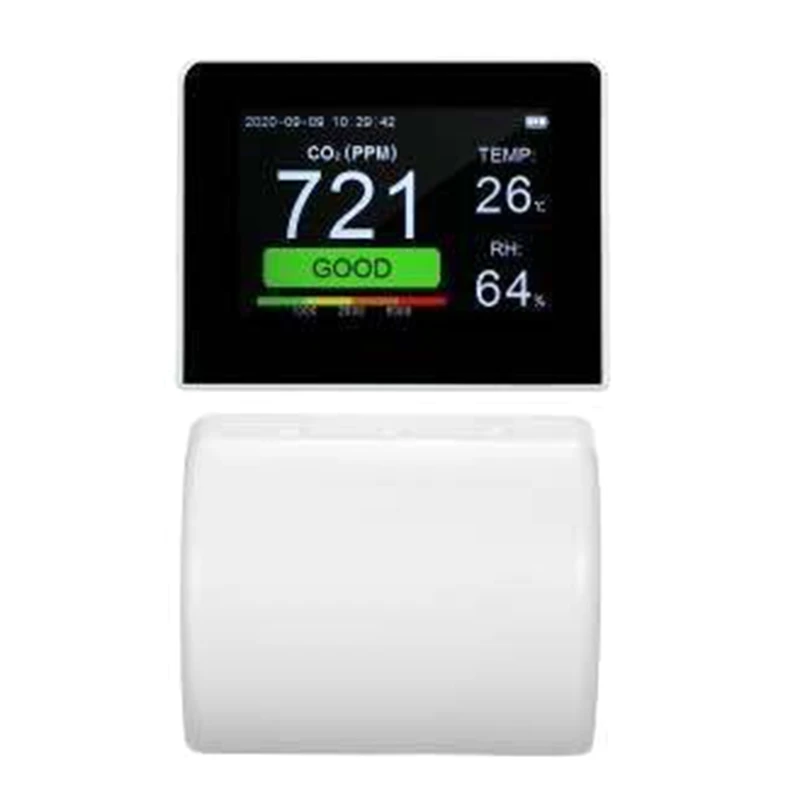 

CO2 Air Quality Detector Temperature & Humidity Color Screen