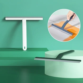 Silicone Scraping Window Glass Cleaning Tool Household Wiper Bathroom Bathroom Mirror Table Scraper Bathroom Cleaning Tools 1