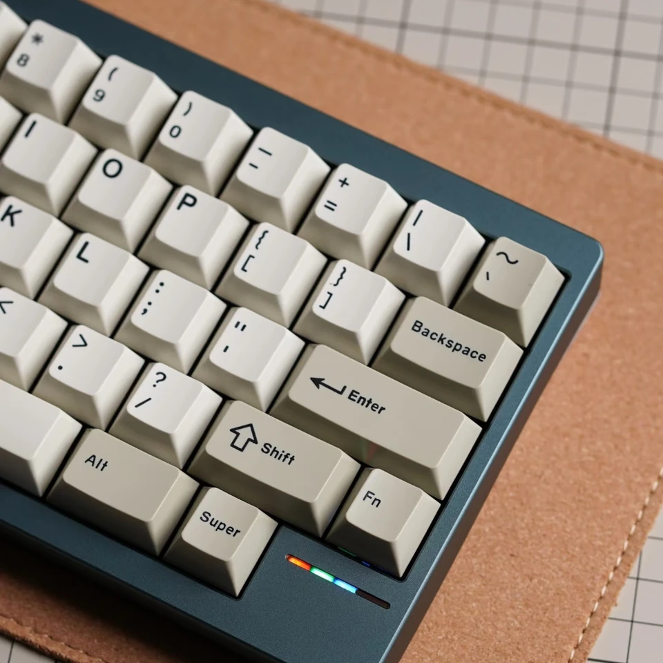 SW Beige Theme Keycap PBT+ABS Two-tone Custom Retro Minimalist