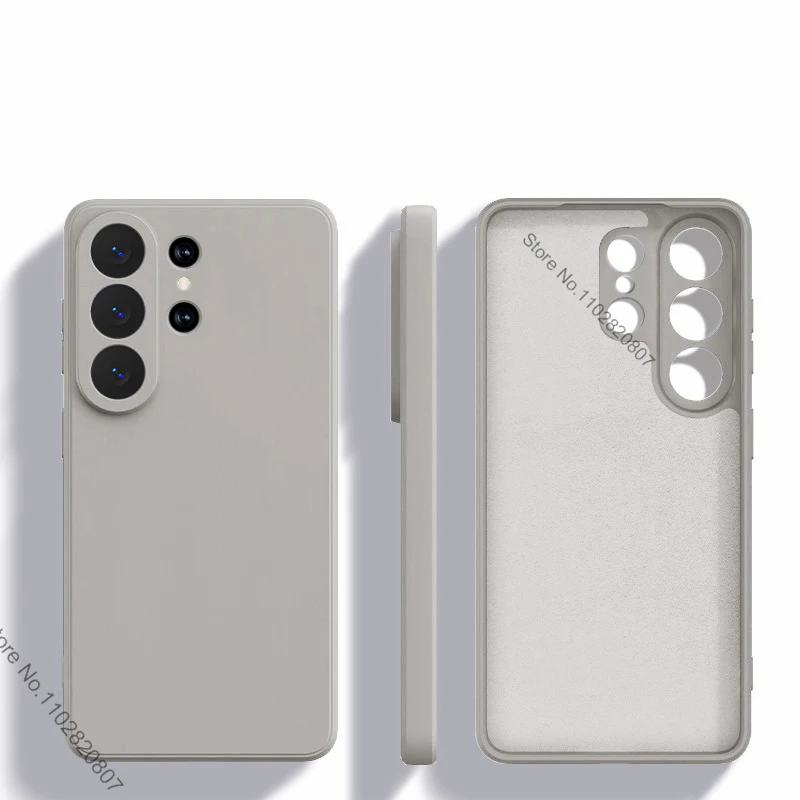 Liquid Silicone Shockproof Phone Case - Soft Cover & Protective Bumper