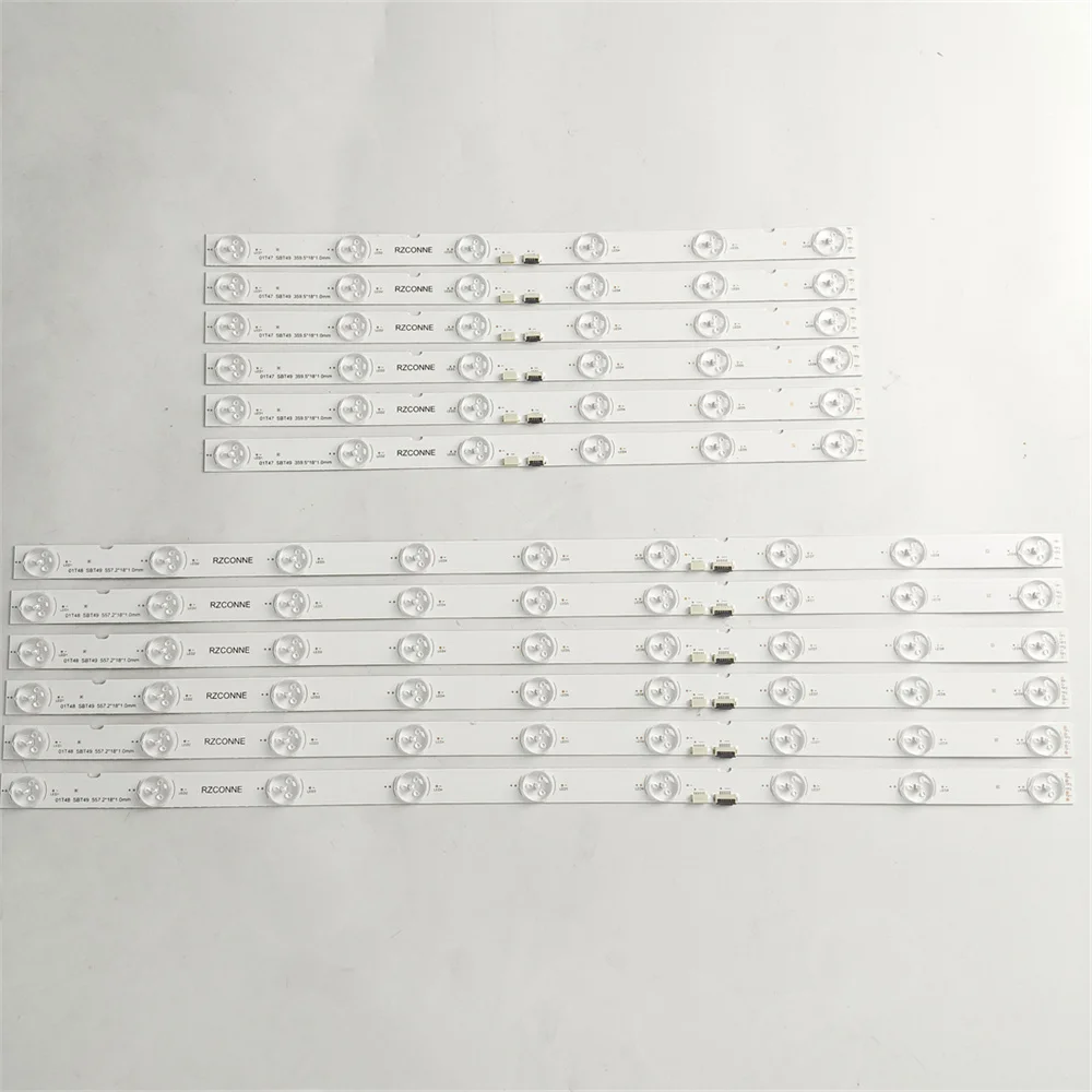 Tira de Luz de Fundo Led 49039d615sn1l 49039d615sn1r Kd49xe9005 Stb49 5572x18x10 mm 3955 49039d615sn0l 49039d615sn0r - Imagem 2