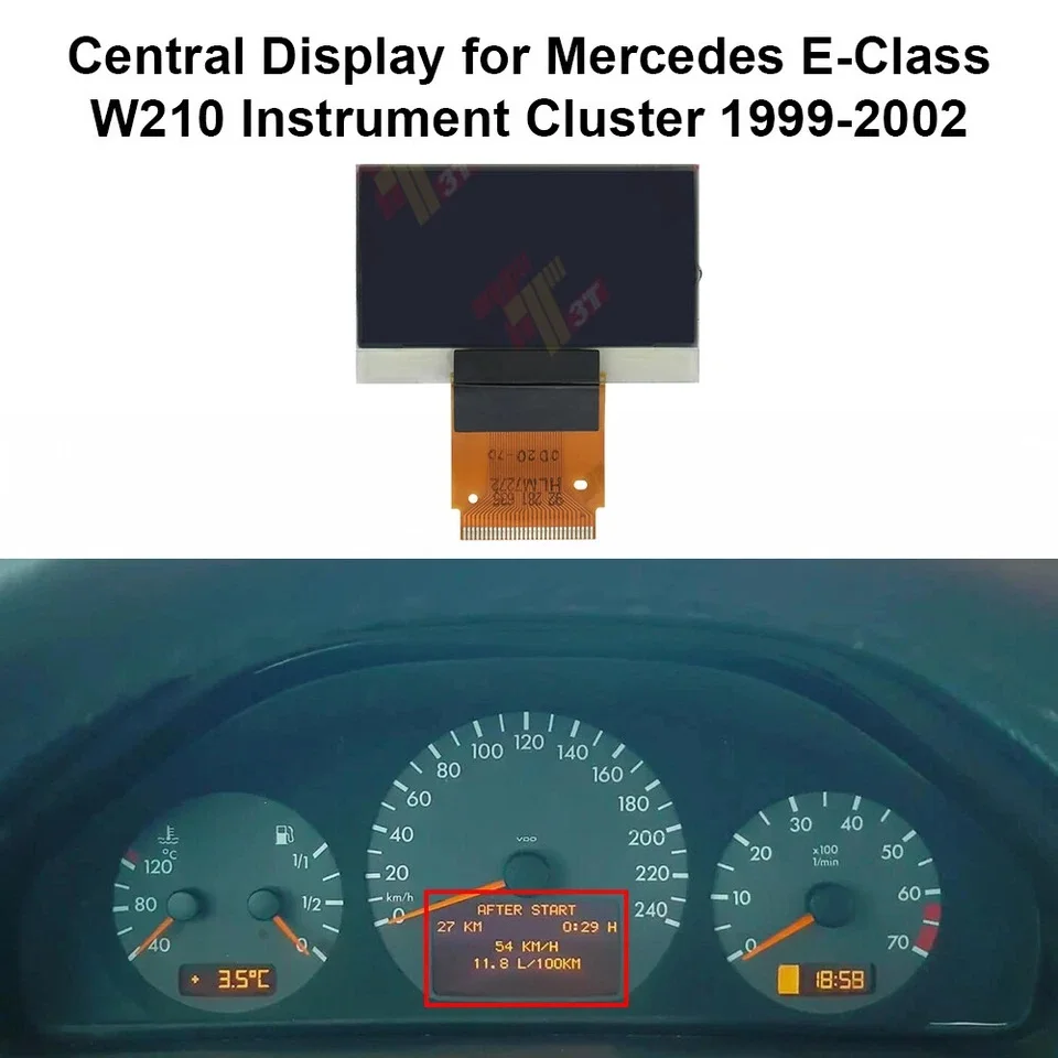 VDO 계기판 LCD 픽셀 수리, 메르세데스 벤츠 W210 E320 E430 1996 2002