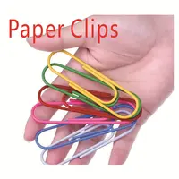 Закладка, металлическая цветная скрепка для бумаг, папка для файлов из нержавеющей стали, цветная папка для хранения данных, канцелярские принадлежности — изображение 2