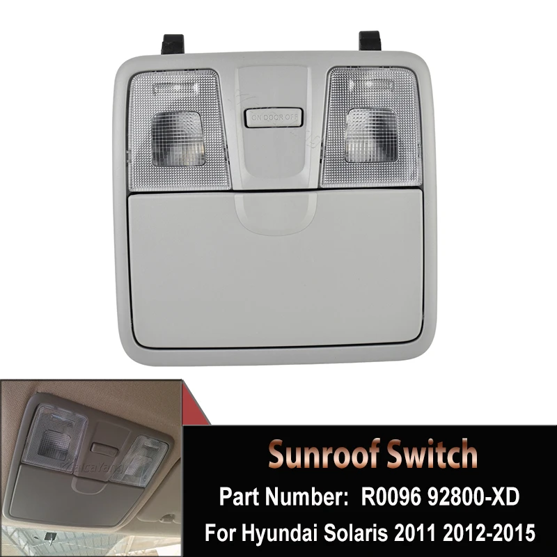 Per Kia 2013 ~ 2016 Rio Forte K3 Cerato Nuovo No Sunroof Over Head Console Light Room Lamp Dome Light/Lampada Da Lettura/Custodia Per Occhiali Da Auto