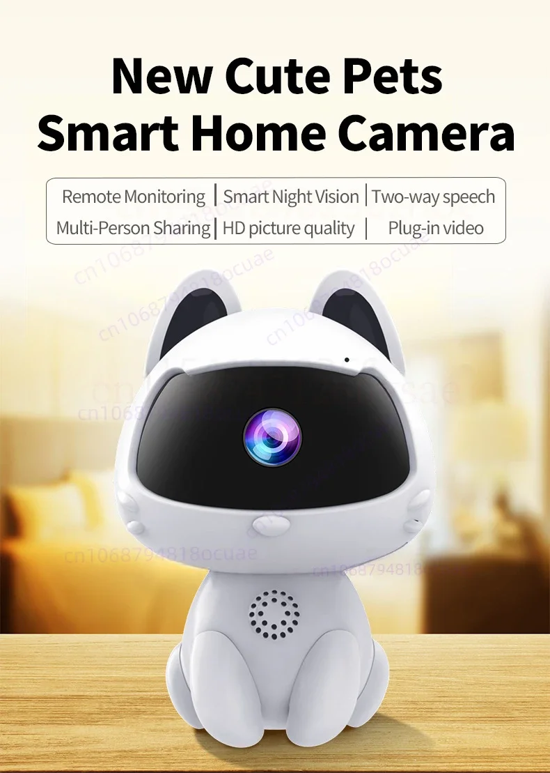 Mini HD WIFI Lovely Voice Remote Video Calls Camera  Home Intelligent Monitoring