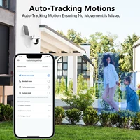 Caméra solaire Wansview 2K 3MP, caméra de surveillance Wifi 2.4G, caméras de sécurité pour la protection de la maison, caméras à batterie solaire, détection humaine PIR 4