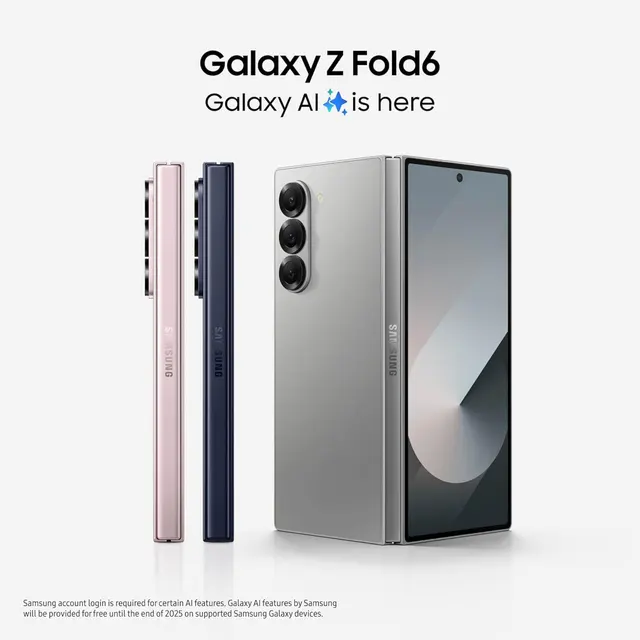 2024 Samsung Galaxy Z Fold6 5G AI Smartphone Snapdragon 8 Gen 3 7.6'' 120Hz Foldable AMOLED 2X Display 50MP Cameras With S Pen 2
