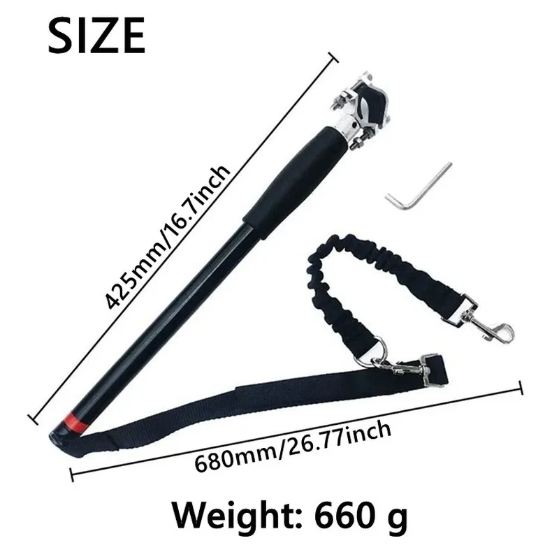 Dog Leash Bike Exerciser Pet Bicycle Leash Attachment Distance Keeper Hands Dog Training Jogger Control Walker