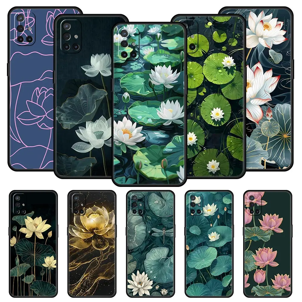 Elegant Lotus Pattern Phone Case – Premium Design Cover