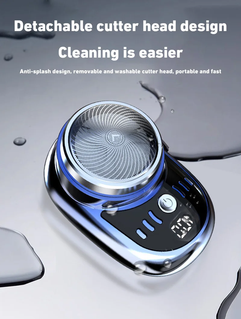 Xiaomi Electric Shaver Portable Wet And Dry Use Razor Man Travel Attire Rechargeable Shaver Type-C Charging Shaving Tool Machine