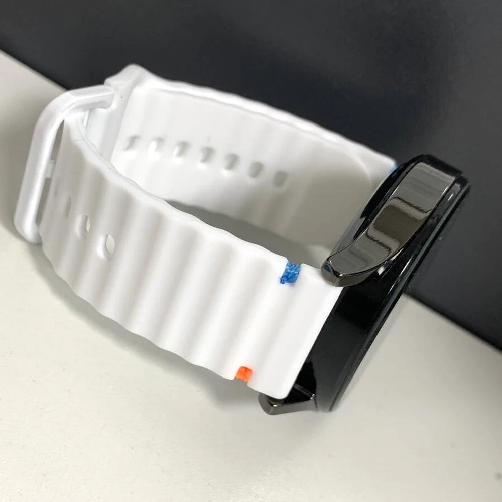 Premium Silicone Watch Band - 20mm/22mm Adjustable Strap, Universal Fit