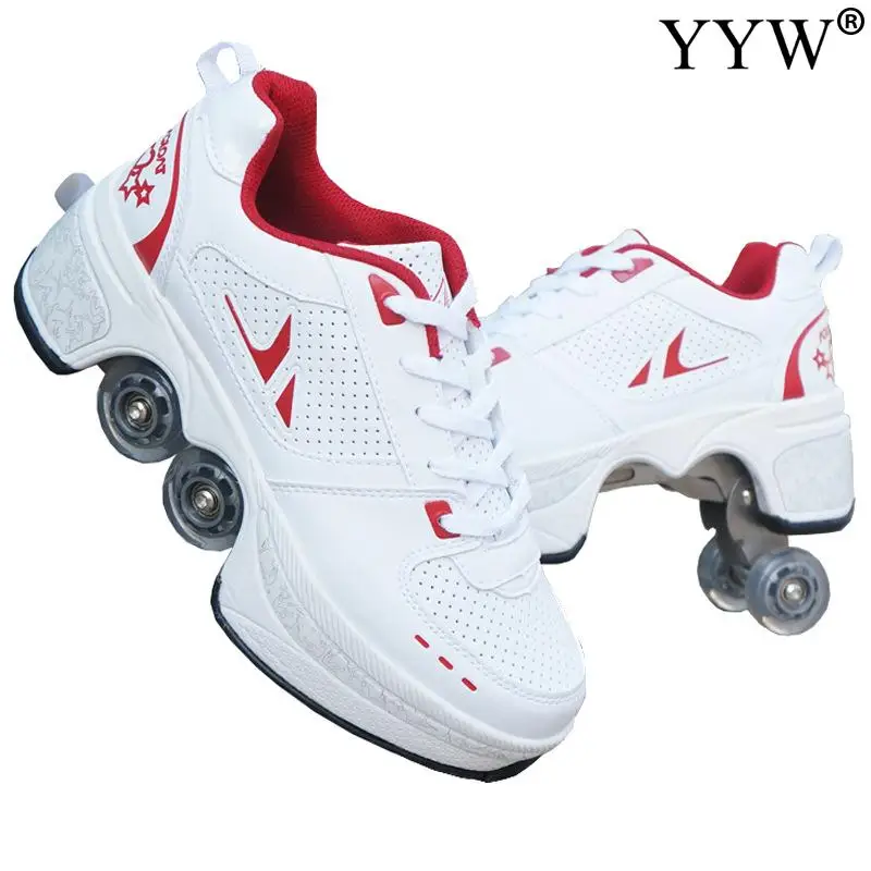 2024 Deform Wheel Skates Roller Skate Shoes Runaway Sneakers With