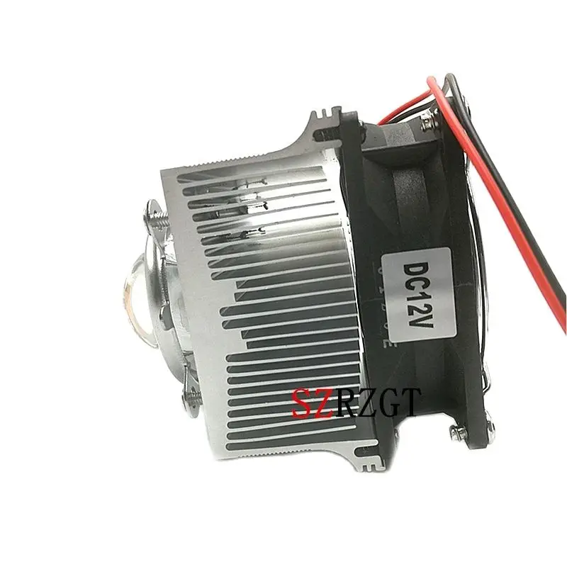 LED Aluminum Heat Sink Cooling Fan 20W 50W 100W High Power Led Light 60 degree 44mm Lens + Reflector + Stand