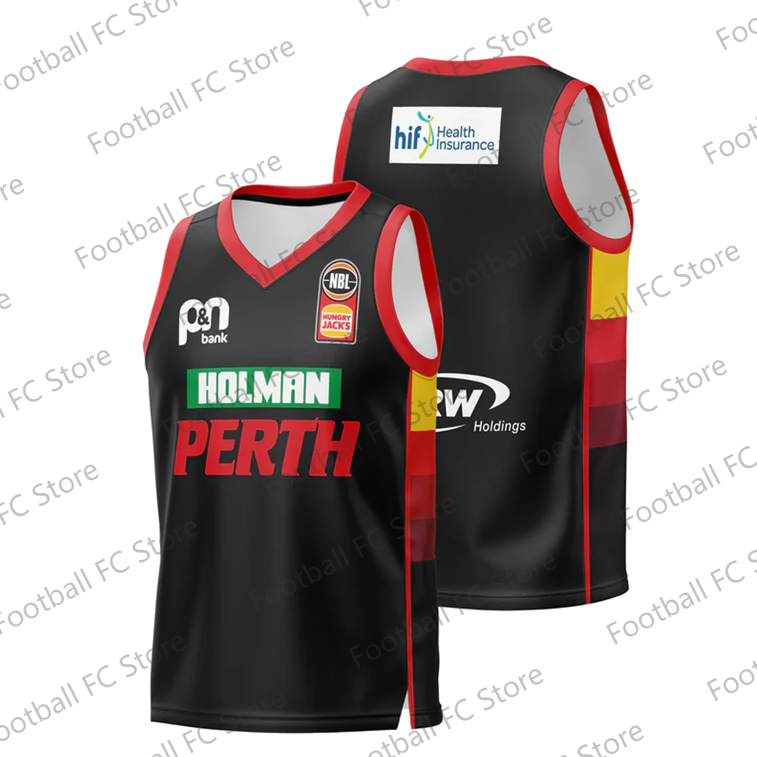 Australia Perth Wildcats 23/24 Home/Away Vest Jersey T-shirt Adult/Kids Summer Tank Tops