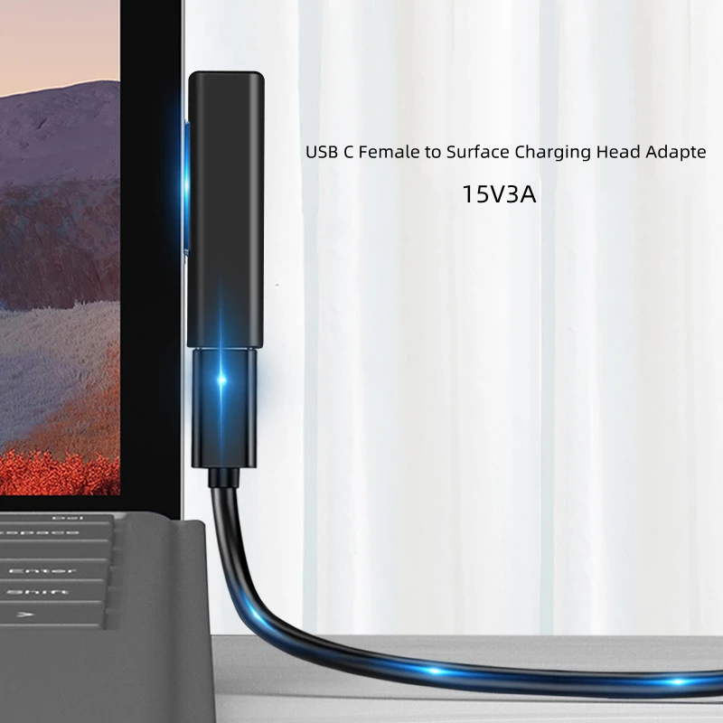 

Переходник USB C «Мама» для Microsoft Surface Pro 3 4 5 6 7 GO for Book 1 2