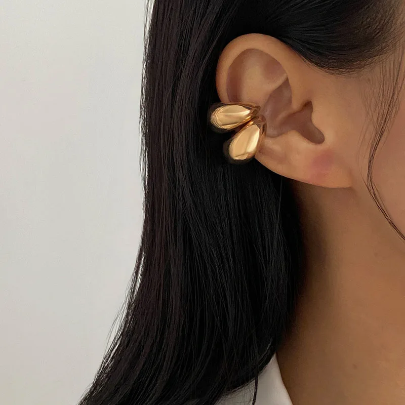 Clips de oreja multicapa metálicos huecos