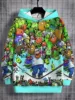 HOT Game p-Plants vs. Zombies 3D Print All Seasons Children Casual Sweatshirt Cool Pullover Tops Unisex Clothes Boy Girl Hoodies 1