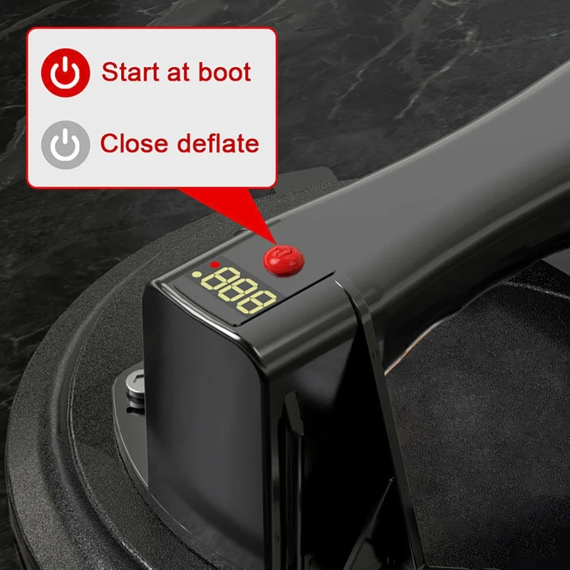 9Inch 240KG Air Pump Vacuum Suction Cups Powerful Heavy-Duty Strong Hand Pump Sucker Lifted Magnets Handling Tools Box Pack
