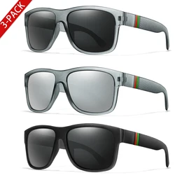 Classic Brand Men's Polarized Vintage Square Sunglasses (EA1 - 3 - 5)