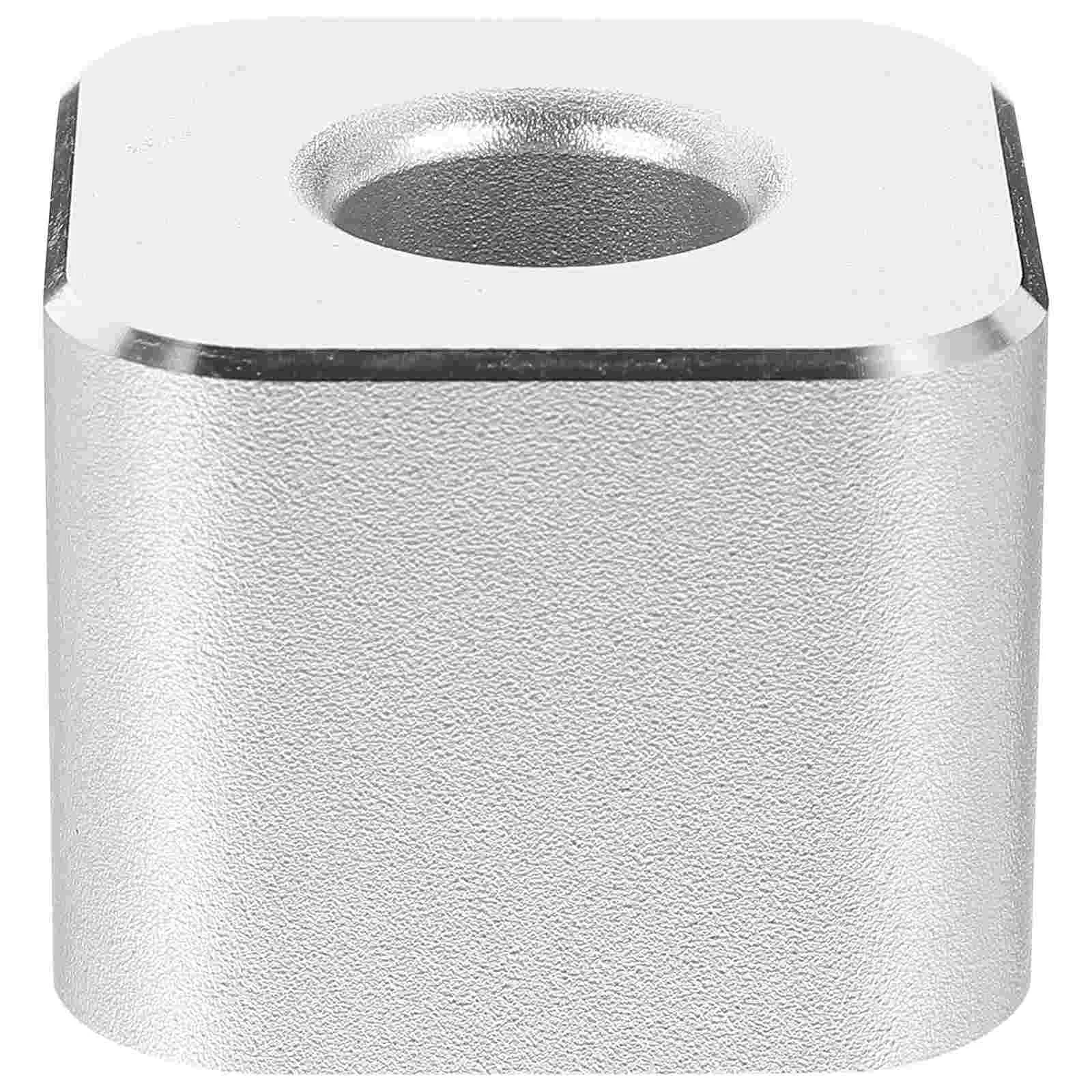 

Aluminum Alloy Pen Stand Holder Office Decor Home Desk for Students Metal Decorate Single Base